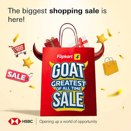 Flipkart G.O.A.T Sale — Live Now
